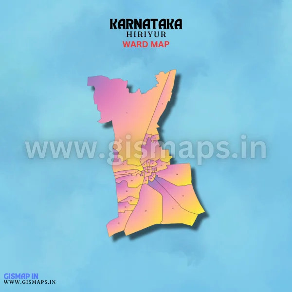 Hiriyur Ward Map (Karnataka)